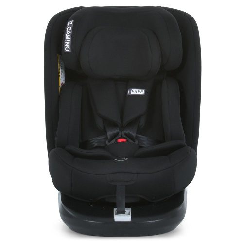 Автокрісло El Camino ME 1187 Black i-FREE (встановлення проти/по ходу руху, поворотне на 360º, зріст дитини: 40-150 см, ремень безпеки, вік 0+) фото 10