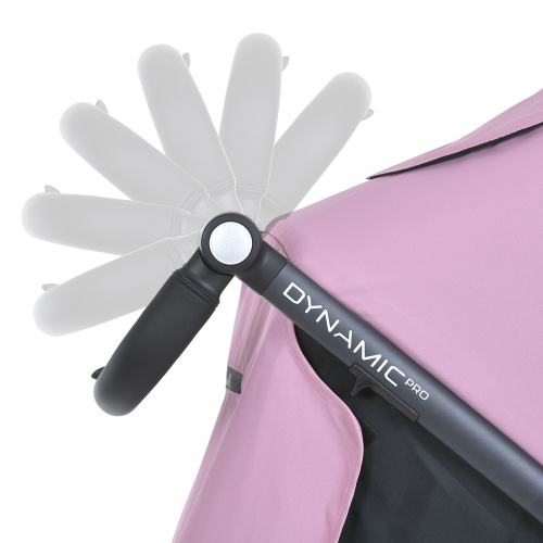 Коляска дитяча прогулянкова El Camino ME 1053-3 DYNAMIC PRO Mauve Pink фото 13