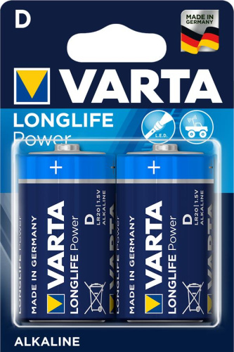 Картинка  Батарейка VARTA LONGLIFE Power D BLI 2 ALKALINE (04920121412) от магазина cd-market