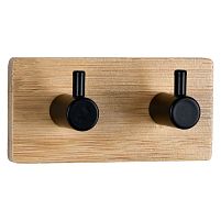 Вішалка настінна 2кр 9см Stenson R100833-2