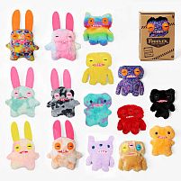 М`яка іграшка M 19891 герой, середня висота: 18 см, м’яке хутро, наповнення: синтепон, скляні очі, зуби, в коробці, ВИДАЄТЬСЯ ТІЛЬКИ МІКС ВИДІВ