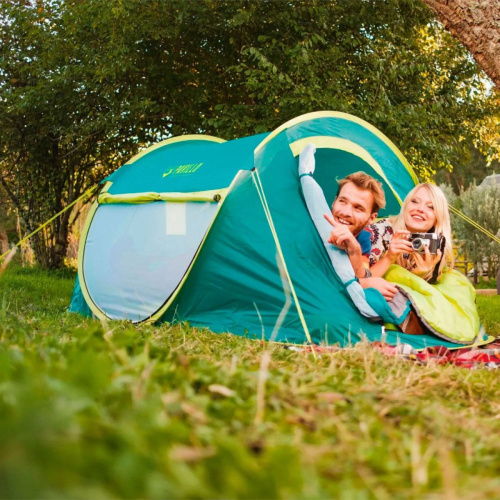 Намет туристичний Bestway 68086 «Pavillo Cool Mount X2 Tent» (100*145*235 см., автоматичний, двомісний, навіс, 2000 мм вод.ст.) фото 5