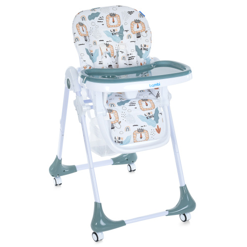 Стільчик для годування немовлят Bambi M 3233 Lion King Teal