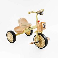 Велосипед дитячий триколісний Best Trike BS-33260 (колеса: переднє Ø10"/задні Ø8"/гума, рама метал, два кошика, фара з музикою, до 25 кг)