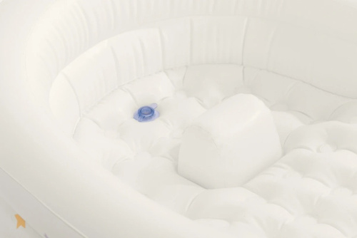 Дитяча надувна ванна Intex 48523 «Зіркочка» (25*66*89 см, надувне дно, насос, серія: Kidz Air Mattress) фото 5