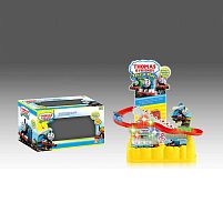 Трек 0912-5 “Паровозик”, підіймач на батарейках, музика, підсвітка, 3 фігурки, автоматичний підіймач, в коробці