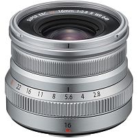 Картинка  Объектив Fujifilm XF-16mm F2.8 R WR Silver (16611693) магазин cd-market