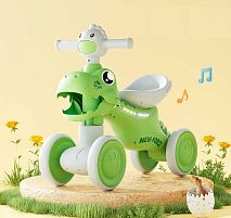 Біговел (велобіг) Joy LK-60812 (чотириколісний, колеса: Ø6"/PU, рама: пластик, підсвітка, музика, до 25 кг)
