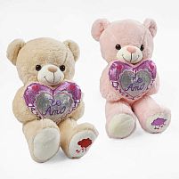 М`яка іграшка M 18120 2 види, “Ведмедик”, висота 50 см, синтепоновий наповнювач