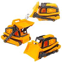 Бульдозер 9697 "Technok Toys", гусениця, рухомі елементи, в сітці