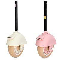Колесо для дитячого електромотоцикла Bambi Racer M 6327-F-PLASTIC WHEEL (переднє з вилкою, Ø21 см, пластик, 2 кольори)