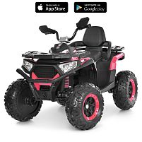 Картинка  Електроквадроцикл дитячий Bambi Racer M 6351EBLR-8 (колеса: Ø13"/EVA, акк. 12V/9Ah, мотор: 4*12V/35W, до 6 км/г, до 30 кг) магазин cd-market