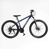 Велосипед Спортивний CORSO «Legend» 27,5" дюймів LG-27506  рама алюмінієва 15,5``, обладнання Shimano 21 швидкість, зібран на 75%