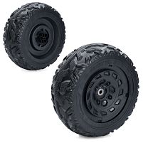 Колесо для дитячого електромобіля Bambi Racer M 6276-EVA WHEEL (заднє та переднє однакові, Ø36 см, ↔13,5 см, EVA, адаптер під редуктор)