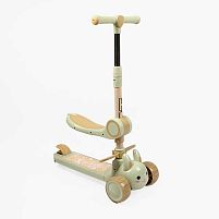 Самокат-беговел триколісний Skyper QF-34/1564 (колеса: передні Ø4.92"/PU/заднє Ø3,15"/PU, рама: пластик/складна, сидіння, до 25 кг)