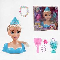 Манекен для зачісок LK 1712 гребінець, аксесуари, в коробці