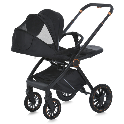 Коляска дитяча прогулянкова El Camino ME 1100-1 ERA Black Ink (універсальна, 2в1) фото 4