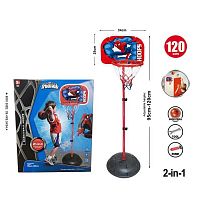 Баскетбол 666 D8 герой, м’яч, насос, кільце, регульована висота до 120 см, в коробці