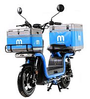 Картинка  Електроскутер Aima U1Si Blue (колеса: Ø10", акб: 60V/45Ah/Li-ion/з'ємна, мотор: 1200W, пробіг на одному заряді до 120 км, до 48 км/год, синій) магазин cd-market