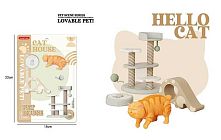 Тваринка M 03 рухливі кінцівки та голова, довжина 6 см, аксесуари, на листі