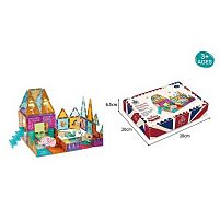 Конструктор AH 059 “Зоопарк”, магнітний, тваринки, 65 деталей, в коробці