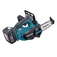 Картинка  Пила цепная Makita аккумуляторная DUC122RFE LXT, 18В, 3Аг х 2шт, DC18RC, кейс, 115мм магазин cd-market