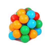 Набір м'ячів для дитячих ігрових центрів 467 кольорові 32 шт. "Orion", у сітці