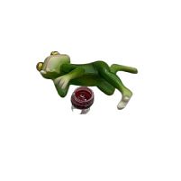 Фігурка для квіткового горщика "Funny frog" 10см Stenson R34183