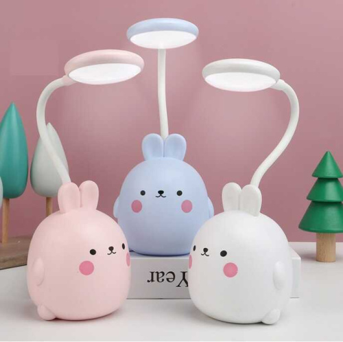 Лампа настільна світлодіодна C 71612 3 кольори, вбудований акумулятор, органайзер для ручок, в коробці, ВИДАЄТЬСЯ ТІЛЬКИ МІКС ВИДІВ