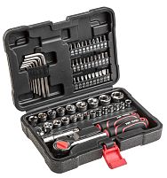 Картинка  Набор торцевых гаечных ключей Top Tools 3/8, 63 ед. (38D515) магазин cd-market