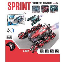 Машина на р/кі 318-1 3 кольори, підсвічування, звуки, акумулятор 3.7 V, пульт 2,4 GHz, роликові колеса, оберт 360°, парогенератор, в коробці, ВИД