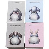 Пакет подарунковий паперовий L "Tail" 25*33*12cм Stenson R40848-L