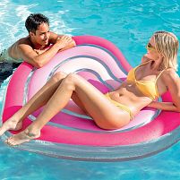 Плотик надувний для плавання Intex 58727 «Серце» (25*135*155 см, вік 3+, до 100 кг)