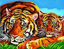 Картинка  Набор для творчества Sequin Art PAINTING BY NUMBERS SENIOR Tigers SA1039 магазин cd-market