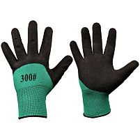 Рукавички синтетичні з латексним покриттям 3/4 1пара Stenson WL-1317