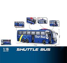 Автобус WY 1107 A інерція, звуки, підсвічування, відкриваються дверцята, в коробці
