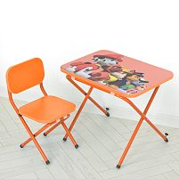 Дитячий столик, зі стільчиком «Щенячий патруль» Bambi 283531 (помаранчевий)