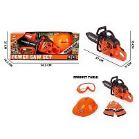 Набір інструментів 192 C 1/2 4 елементи, звук, ланцюгова пила, каска, окуляри, рукавички, в коробці