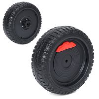 Колесо для дитячого електромобіля Bambi Racer M 6409-EVA WHEEL (заднє та переднє однакові, Ø28 см, ↔8,5 см, EVA, адаптер під редуктор)