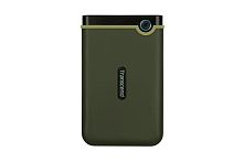 Картинка  Жесткий диск Transcend StoreJet 2.5" USB 3.1 1TB StoreJet 25M3 Military Green (TS1TSJ25M3G) магазин cd-market