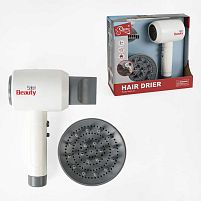 Фен F 2313 на батарейках, 2 насадки, в коробці