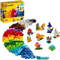 Картинка  Конструктор LEGO Classic Прозорі кубики для творчості  (11013) магазин cd-market