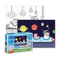 Пазл-розмальовка 2в1 "Peppa Pig" 200117 "Dodo". 30 елементів