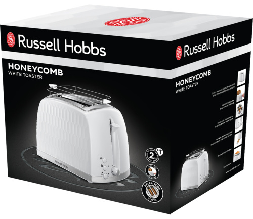 Картинка  Тостер Russell Hobbs  Honeycomb White (26060-56) от магазина cd-market фото 10