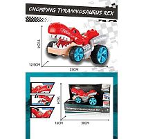 Машина 5518 "Тиранозавр", підсвічування, звукові ефекти, їздить, рухає пащею, в коробці