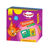 Три коти "Кото-пазлики. Кольори" ЛП1449006У "Ранок", 12 двобічних пазлів, в коробці
