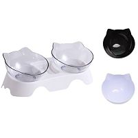 Миска для тварин на підставці подвійна 30*13см Stenson A31591-2