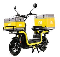 Картинка  Електроскутер Aima U1Si Yellow (колеса: Ø10", акб: 60V/45Ah/Li-ion/з'ємна, мотор: 1200W, пробіг на одному заряді до 120 км, до 48 км/год, жоатий) магазин cd-market