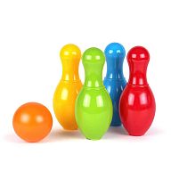 Набір для гри в боулінг 4708 "Technok Toys" 4 кеглі, куля, 28см, в сітці