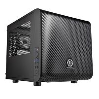 Картинка  Корпус Thermaltake Core V1,без БП,2xUSB3.0, черный,mini-ITX (CA-1B8-00S1WN-00) магазин cd-market